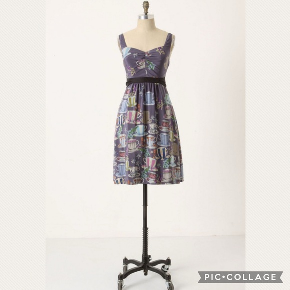 :Price Firm: Anthropologie Floreat Sugar & Cream Dress - Picture 2 of 11